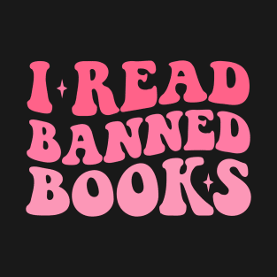 Groovy I Read Banned Books Geek Readers T-Shirt