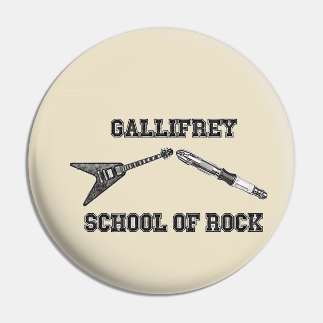 Gallifrey School of Rock Pin by _Eleanore_