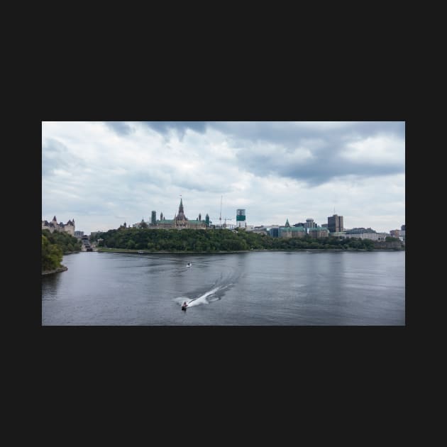 Boating on the Ottawa river by josefpittner