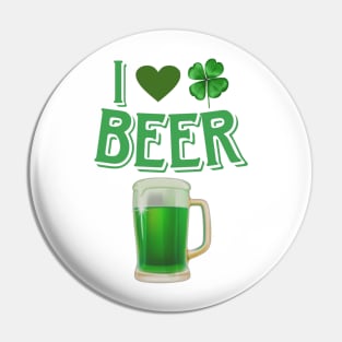 I love beer Pin