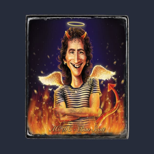 Bon Scott by AndreKoeks