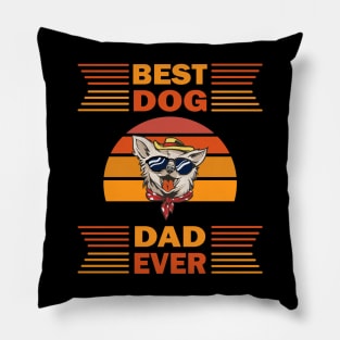 Best Dog Dad Ever Pillow