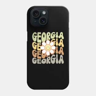 Georgia Groovy Daisy Travel Wanderlust State Phone Case