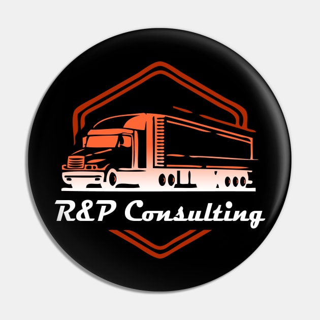 R & P Consulting Company Logo Pin by BeesEz