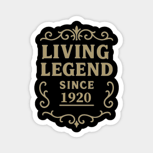 1920 Vintage Birthday Magnet