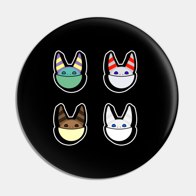 Space Cats Loth Cat Pin Teepublic
