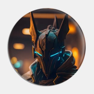 Cyberpunk Anubis Pin