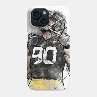 TJ Watt Sketch Art Phone Case