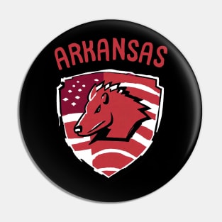 Arkansas Football Spring Game American Football Soccer Player Pin