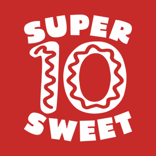 Super Sweet 10 Donut Birthday T-Shirt