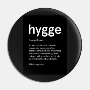 Hygge: Scandinavian Living | Black Edition Pin