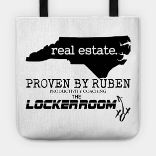 NC Real Estate - Proven By Ruben - The Locker Room (BLACK) Tote