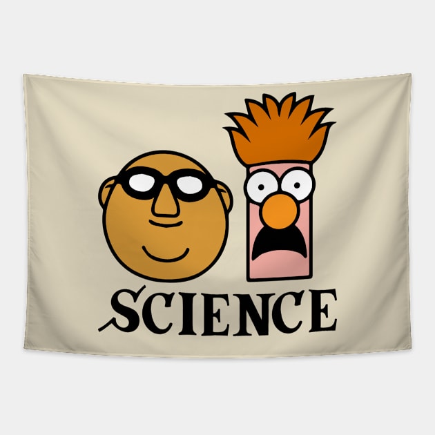 Science - Bunsen And Beaker Tapestry by thriftjd