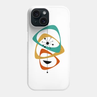 Mid Century Modern 16 Cosmic Swirl Phone Case