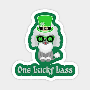 St Patricks Day..One Lucky lass Magnet