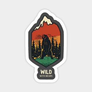 Wild with Bears Magnet