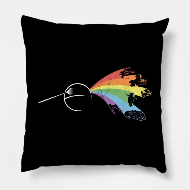 Dark Side of the Star Pillow by BignellArt