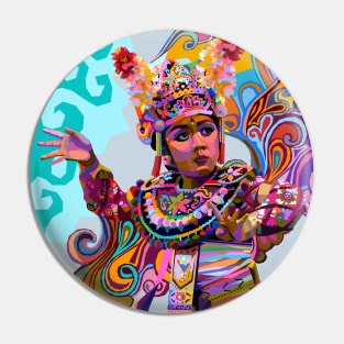 Bali Dancer Pin