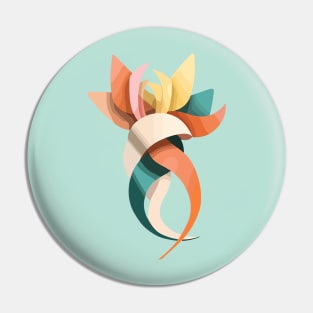 Abstract Ribbon Bouquet Pin