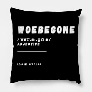 Word Woebegone Pillow