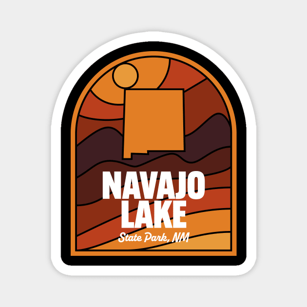 Navajo Lake State Park New Mexico Magnet by HalpinDesign