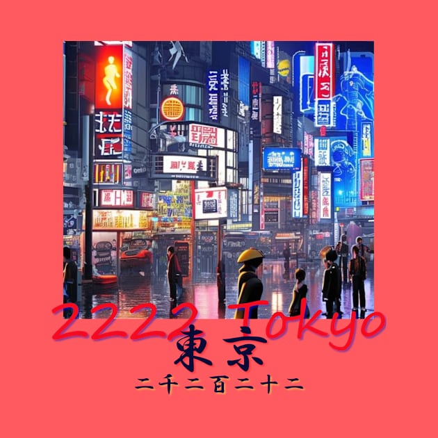 Japan Tokyo 2222 by Kana Kanjin by erizen