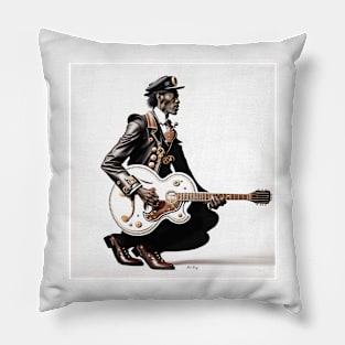 Chuck Berry Duckwalk Pillow