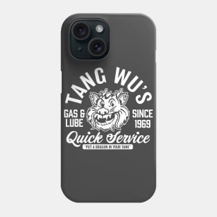 Tang Wu's Gas and Lube - Biker Style (1-Color - Reverse) Phone Case