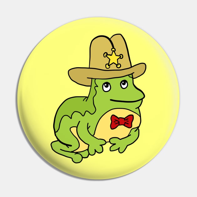 cute green frog with a cowboy hat. Pin by JJadx