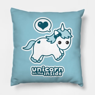 Unicorn on the Inside Pillow