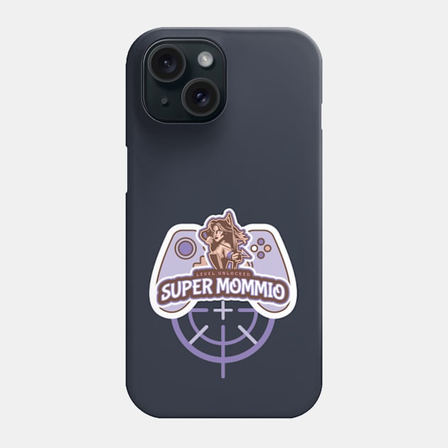 Supe Mommio Gamer Phone Case by bert englefield 