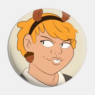 Squirrel Girl Character Portrait Pin