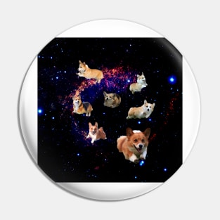 Space Corgis Pin