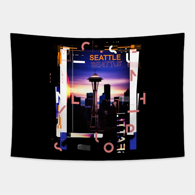 Seattle Tapestry by remixer2020