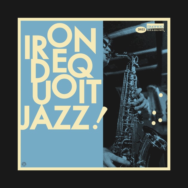 Irondequoit Jazz! (transparent black) by todd_stahl_art