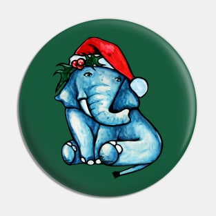 Christmas Elephant Pin
