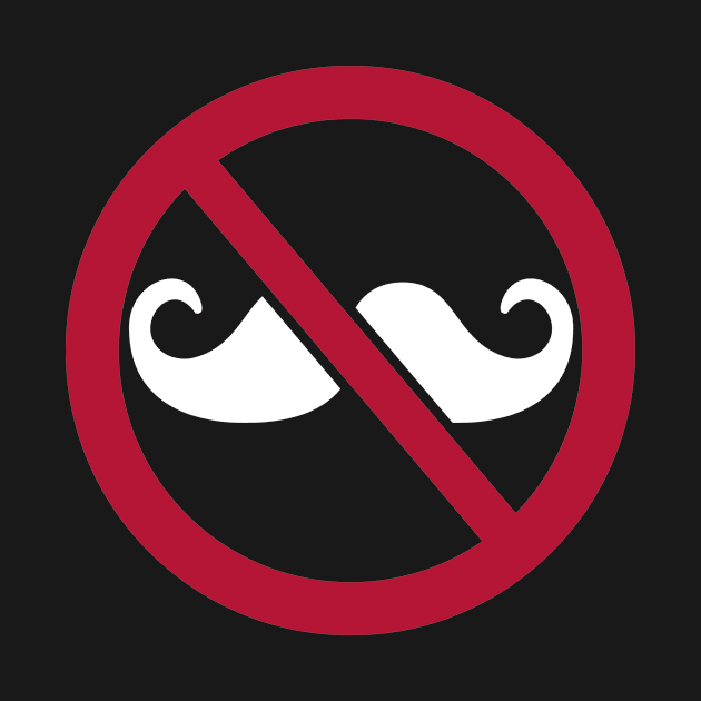 No Mustache by Designzz