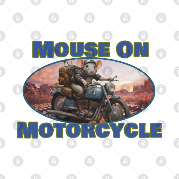 Mouse on Motorcycle by CS77