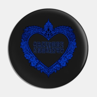 Eww Heart Blue Pin