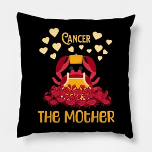 The characters of the zodiac: Cancer Pillow