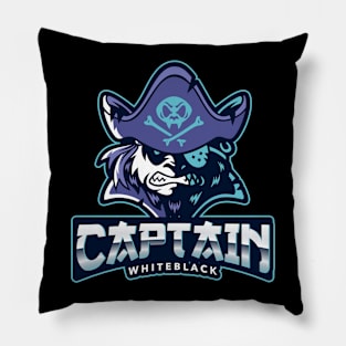 Captain WhiteBlack! Pirate Panda Pillow