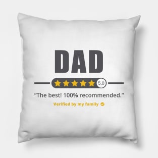 Five Stars Dad v2 Pillow