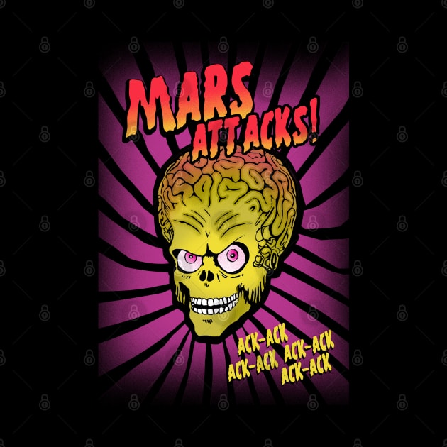 Mars Attacks movie inspired by 2ToastDesign