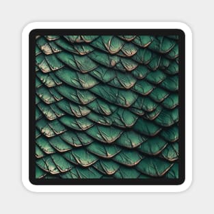 Green Dragon Scales Magnet