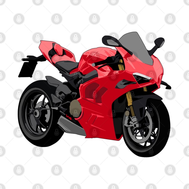 Panigale V4S Illustration by KAM Std