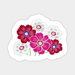 Colorful flowers Magnet