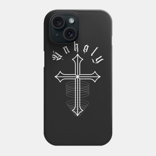 Unholy goth y2k style design Phone Case