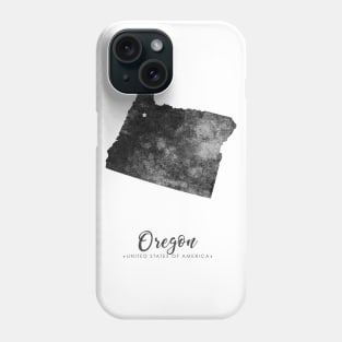 Oregon state map Phone Case