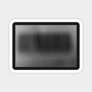 Blurred Barcode Magnet