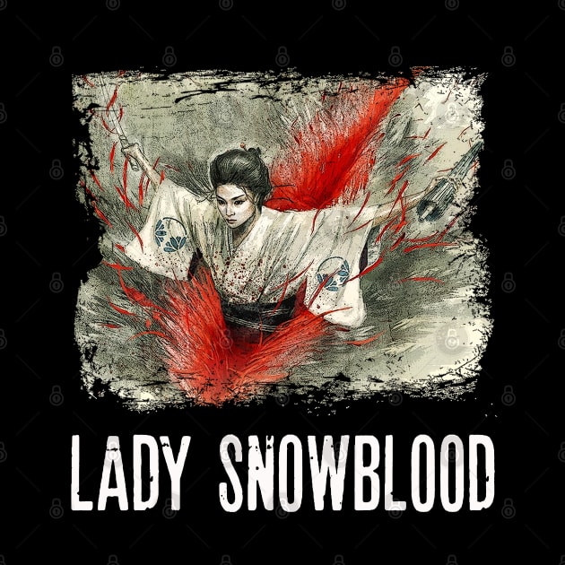 Cherry Blossom Blades Elegant Violence on Display with Snowblood Tees by Silly Picture